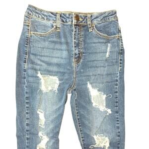 SO Ultimate High Rise Ankle Jeans || sz 9 EUC